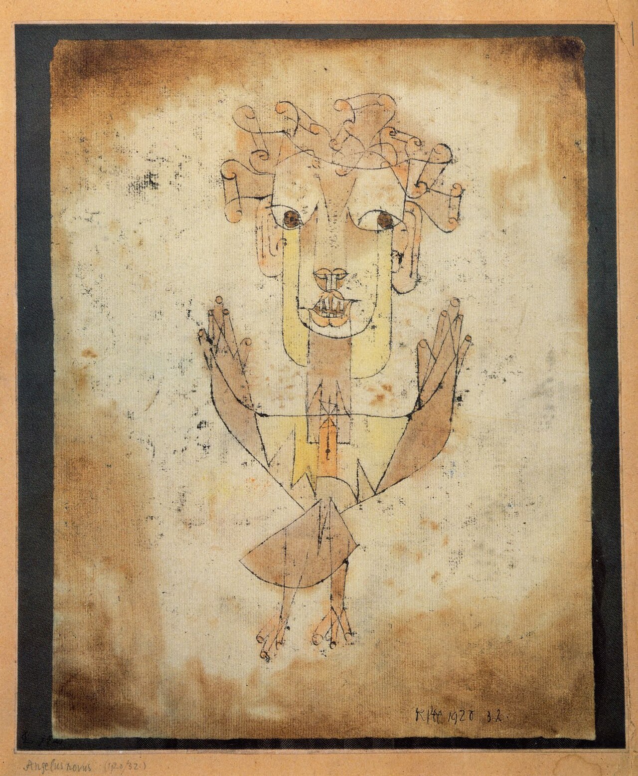 Angelus Novus, Paul Klee (1920)